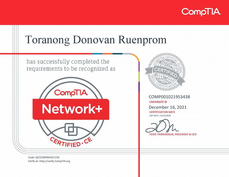 CompTIA Network+ Certification